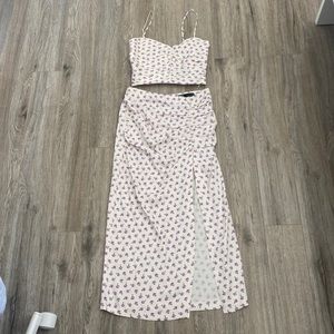 Matching midi skirt and tank set